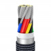 Baseus Crystal Shine USB-C to USB-C Cable 100W (CAJY000701) - здрав кабел с въжена оплетка и бързо зареждане за устройства с USB-C порт (200 см) (черен) 5