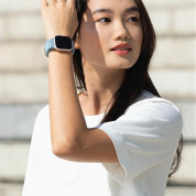 Uniq Aspen Adjustable Braided Band  - текстилна каишка за Apple Watch 38мм, 40мм, 41мм (светлосин) 3
