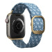 Uniq Aspen Adjustable Braided Band  - текстилна каишка за Apple Watch 38мм, 40мм, 41мм (светлосин) 2