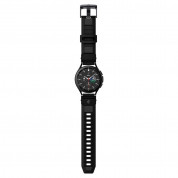 Spigen Rugged Band 20mm - хибридна каишка (полимер+карбон) за Samsung Galaxy Watch, Huawei Watch, Xiaomi, Garmin и други часовници с 20мм захват (черен) 5
