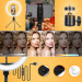 Joyroom Selfie Ring Light 10.2'' - LED лампа с трипод и държач за смартфони (черен) 8