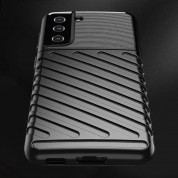 Thunder Rugged TPU Case  - удароустойчив силиконов (TPU) калъф за Samsung Galaxy S22 (черен) 4