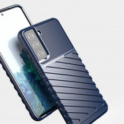 Thunder Rugged TPU Case  - удароустойчив силиконов (TPU) калъф за Samsung Galaxy S22 (черен) 5