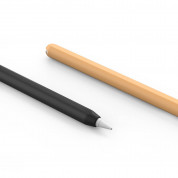 Stoyobe Silicone Pencil Sleeve Set for Apple Pencil 2 (black-orange) (2 pcs.) 1