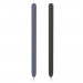 Stoyobe Silicone Pencil Sleeve Set - комплект силиконов калъф за Apple Pencil 2 (черен-тъмносин) (2 броя) 1