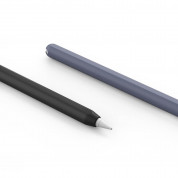 Stoyobe Silicone Pencil Sleeve Set for Apple Pencil 2 (black-dark blue) (2 pcs.) 1