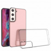 TPU Gel Cover Case - силиконов (TPU) калъф за Samsung Galaxy S22 Plus (прозрачен) 2