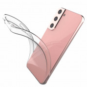 TPU Gel Cover Case - силиконов (TPU) калъф за Samsung Galaxy S22 Plus (прозрачен) 4