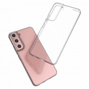 TPU Gel Cover Case - силиконов (TPU) калъф за Samsung Galaxy S22 Plus (прозрачен) 5