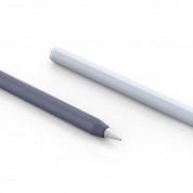 Stoyobe Silicone Pencil Sleeve Set - комплект силиконов калъф за Apple Pencil 2 (син-тъмносин) (2 броя) 4
