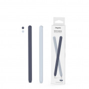 Stoyobe Silicone Pencil Sleeve Set for Apple Pencil 2 (blue-dark blue) (2 pcs.) 6