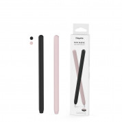 Stoyobe Silicone Pencil Sleeve Set - комплект силиконов калъф за Apple Pencil 2 (розов-черен) (2 броя) 6