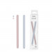 Stoyobe Silicone Pencil Sleeve Set - комплект силиконов калъф за Apple Pencil 2 (розов-син) (2 броя) 7