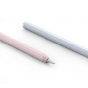 Stoyobe Silicone Pencil Sleeve Set - комплект силиконов калъф за Apple Pencil 2 (розов-син) (2 броя) 4