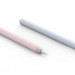 Stoyobe Silicone Pencil Sleeve Set - комплект силиконов калъф за Apple Pencil 2 (розов-син) (2 броя) 5