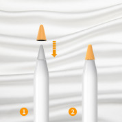 Stoyobe Pencil Silicone Case Nibs 8 pcs. - комплект силиконови протектори за върха на Apple Pencil и Apple Pencil 2nd Gen (8 броя) (цветни) 9