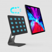Stoyobe Smart Magnetic Aluminum Desktop Stand - магнитна алуминиева поставка за iPad Pro 12.9 M1 (2021), iPad Pro 12.9 (2020), iPad Pro 12.9 (2018) (сив) 11