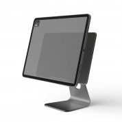 Stoyobe Smart Magnetic Aluminum Desktop Stand - магнитна алуминиева поставка за iPad Pro 12.9 M1 (2021), iPad Pro 12.9 (2020), iPad Pro 12.9 (2018) (сив)