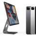 Stoyobe Smart Magnetic Aluminum Desktop Stand - магнитна алуминиева поставка за iPad Pro 12.9 M1 (2021), iPad Pro 12.9 (2020), iPad Pro 12.9 (2018) (сив) 15