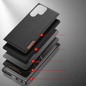 Dux Ducis Fino Series Case for Samsung Galaxy S22 Ultra (black) 7
