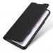 Dux Ducis Skin Pro Case - кожен калъф с поставка и отделение за кр. карти за Samsung Galaxy S22 (черен) 5