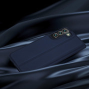 Dux Ducis Skin Pro Case - кожен калъф с поставка и отделение за кр. карти за Samsung Galaxy S22 (черен) 10