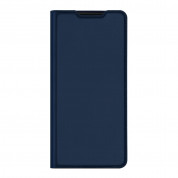 Dux Ducis Skin Pro Case - кожен калъф с поставка и отделение за кр. карти за Samsung Galaxy S22 (син) 2
