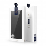 Dux Ducis Skin Pro Case - кожен калъф с поставка и отделение за кр. карти за Samsung Galaxy S22 Ultra (черен) 11