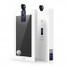 Dux Ducis Skin Pro Case - кожен калъф с поставка и отделение за кр. карти за Samsung Galaxy S22 Ultra (черен) 12