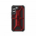 Urban Armor Gear Monarch Case - удароустойчив хибриден кейс за Samsung Galaxy S22 (черен-червен) 1