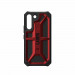 Urban Armor Gear Monarch Case - удароустойчив хибриден кейс за Samsung Galaxy S22 (черен-червен) 3