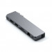 Satechi USB-C Pro Hub Max - мултифункционален хъб за свързване на допълнителна периферия за MacBook Pro (тъмносив) 1