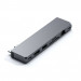 Satechi USB-C Pro Hub Max - мултифункционален хъб за свързване на допълнителна периферия за MacBook Pro (тъмносив) 2