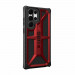 Urban Armor Gear Monarch Case - удароустойчив хибриден кейс за Samsung Galaxy S22 Ultra (черен-червен) 3