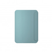 SwitchEasy Origami Magnetically Detachable Folio Case- полиуретанов калъф с отделящ се кейс и отделение за Apple Pencil 2 за iPad mini 6 (2021) (светлосин) 3