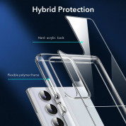ESR Air Shield Boost Case - удароустойчив хибриден кейс с вградена поставка за Samsung Galaxy S22 Ultra (прозрачен) 6