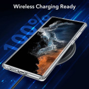 ESR Project Zero Case - силиконов (TPU) калъф за Samsung Galaxy S22 Ultra (прозрачен)  7