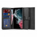 Tech-Protect Wallet Leather Flip Case - кожен калъф, тип портфейл за Samsung Galaxy S22 Plus (черен) 1