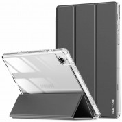 Infiland Rugged Crystal Case - хибриден удароустойчив кейс Samsung Galaxy Tab A8 10.5 (2021) (сив)