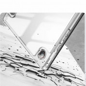 Infiland Rugged Crystal Case - хибриден удароустойчив кейс Samsung Galaxy Tab A8 10.5 (сив) 2