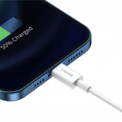 Baseus Superior Lightning USB Cable (CALYS-A02) - USB кабел за Apple устройства с Lightning порт (100 см) (бял) 5