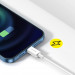 Baseus Superior Lightning USB Cable (CALYS-A01) - USB кабел за Apple устройства с Lightning порт (100 см) (черен) 10