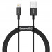 Baseus Superior Lightning USB Cable (CALYS-A01) - USB кабел за Apple устройства с Lightning порт (100 см) (черен) 1