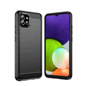 Carbon Flexible TPU Case for Samsung Galaxy A03s (matte black) 1