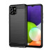 Carbon Flexible TPU Case  - тънък силиконов (TPU) калъф за Samsung Galaxy A03s (черен) 1