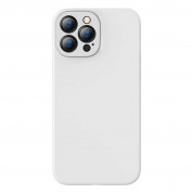 Baseus Jelly Liquid Silica Gel Case (ARYT000402) for iPhone 13 Pro (white)