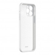 Baseus Jelly Liquid Silica Gel Case (ARYT000402) - силиконов (TPU) калъф за iPhone 13 Pro (бял) 5