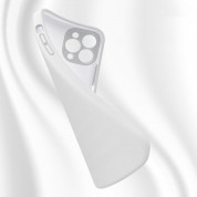 Baseus Jelly Liquid Silica Gel Case (ARYT000502) - силиконов (TPU) калъф за iPhone 13 Pro Max (бял) 11