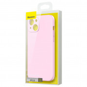 Baseus Jelly Liquid Silica Gel Case (ARYT000904) - силиконов (TPU) калъф за iPhone 13 (розов) 4