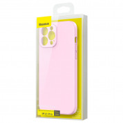 Baseus Jelly Liquid Silica Gel Case (ARYT001004) for iPhone 13 Pro (pink) 11